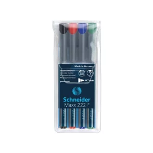 Marker OHP permanent Schneider 222 0.7 mm 4/set