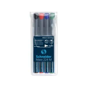 Marker OHP permanent Schneider 224 1 mm 4/set