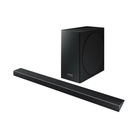 SOUNDBAR 3.1.2 SAMSUNG, Bluetooth 4.0, WiFi, cu fir, RMS 330W, se poate monta pe perete, WiFi, alimentare 220V, Jack 3.5mm, HDMI, optic, negru, &quot;HW-Q70R&quot;