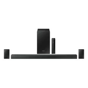 SOUNDBAR 4.1 SAMSUNG, Bluetooth, cu fir, 240 W RMS, se poate monta pe perete, alimentare 220V, Jack 3.5mm, optic, USB, negru, &quot;HW-R470&quot;