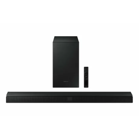 SOUNDBAR 2.1 SAMSUNG, Bluetooth, cu fir, RMS 290W, se poate monta pe perete, alimentare 220V, HDMI, optic, USB, negru, &quot;HW-T530&quot;