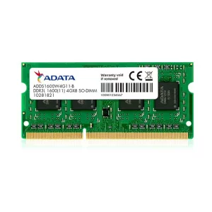 SODIMM ADATA, 4 GB DDR3, 1600 MHz, &quot;ADDS1600W4G11-S&quot;