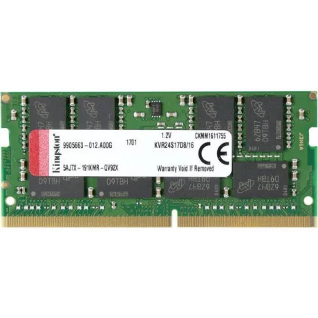 SODIMM KINGSTON, 16 GB DDR4, 2400 MHz, &quot;KVR24S17D8/16&quot;