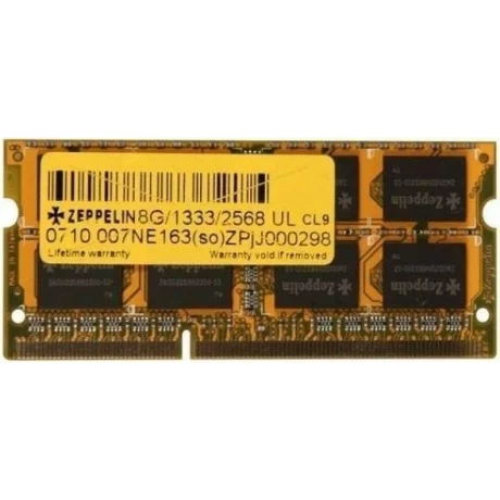 Memorie RAM SODIMM  ZEPPELIN, 8 GB DDR3, 1333 MHz, ZE-SD3-8G1333