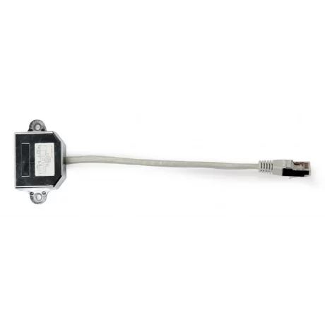 SPLITTER RJ-45 GEMBIRD pt. cablu FTP, Cat5, RJ-45 (T) | RJ-45 (M) x 2, ecranat, metal, 1 buc, &quot;NCA-SP-02&quot;