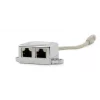 SPLITTER RJ-45 GEMBIRD pt. cablu FTP, Cat5, RJ-45 (T) | RJ-45 (M) x 2, ecranat, metal, 1 buc, &quot;NCA-SP-02&quot;
