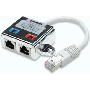 SPLITTER RJ-45 INTELLINET pt. cablu FTP, Cat5, RJ-45 (T) | RJ-45 (M) x 2, ecranat, metal, 1 buc, &quot;504195&quot;