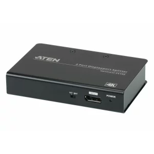 SPLITTER video ATEN, split 2 monitoare la 1 PC, conector 1: DisplayPort (M); conector 2: DisplayPort (M) x 2, &quot;VS192-AT-G&quot;