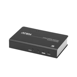 SPLITTER video ATEN, split HDMI la 2 monitoare, conector 1: HDMI (M); conector 2: HDMI (M) x 2, &quot;VS182B-AT-G&quot;