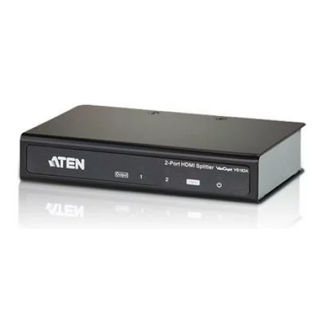 SPLITTER video ATEN, split 2 monitoare la 1 device, conector 1: HDMI (M); conector 2: HDMI (M) x 2, &quot;VS182A-A7-G&quot;