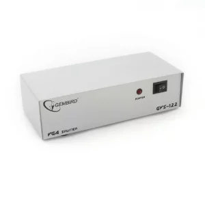 SPLITTER video GEMBIRD, split 2 monitoare la 1 PC, conector 1: VGA (M); conector 2: VGA (M) x 2, &quot;GVS122&quot;