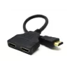 SPLITTER video GEMBIRD, split HDMI la 2 monitoare, HDMI (T) - HDMI (M) x 2, DSP-2PH4-04