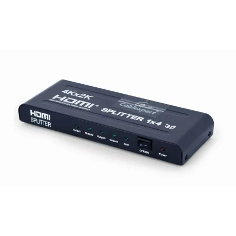 SPLITTER video GEMBIRD, split HDMI la 4 monitoare, conector 1: HDMI (M); conector 2: HDMI (M) x 4, &quot;DSP-4PH4-02&quot;