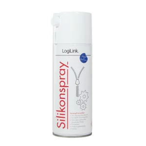 SPRAY curatare cu SILICON, LOGILINK, 400 ml, incolor, pentru balamale usa / fereastra, rezistent la apa, &quot;RP0015&quot;