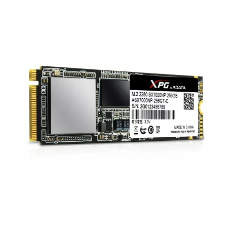 SSD ADATA,  SX7000, 256 GB, M.2, PCIe Gen3.0 x4, 3D TLC Nand, R/W: 1370/820 MB/s, &quot;ASX7000NP-256GT-C&quot;