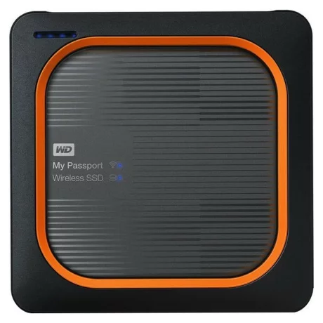 SSD extern WD My Passport wireless, 2 TB, 2.5 inch, USB 2.0, USB 3.0, WiFi, R/W: 390 MB/s, &quot;WDBAMJ0020BGY-EESN&quot; (include TV 0.15 lei)