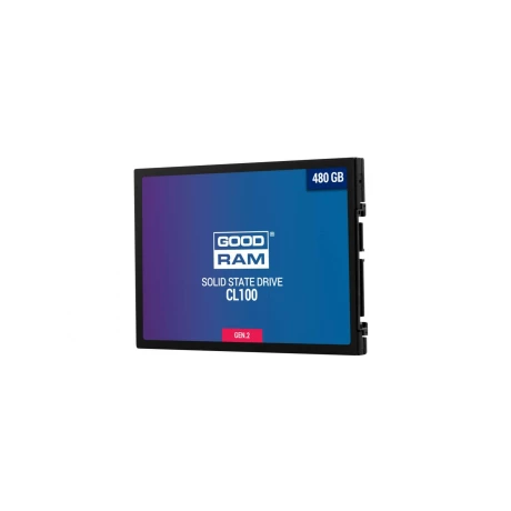 SSD GOODRAM, CL100, 480 GB, 2.5 inch, S-ATA 3, 3D TLC Nand, R/W: 550/450 MB/s, &quot;SSDPR-CL100-480-G2&quot;