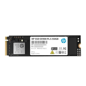 SSD HP, EX900, 250 GB, M.2, PCIe Gen3.0 x4, 3D TLC Nand, R/W: 2100/1300 MB/s, &quot;2YY43AA#ABB&quot;