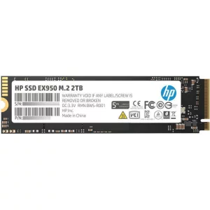 SSD HP, EX950, 2 TB, M.2, PCIe Gen3.0 x4, 3D TLC Nand, R/W: 3500/2900 MB/s, &quot;5MS24AA#ABB&quot;