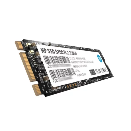 SSD HP, S700, 250 GB, M.2, S-ATA 3, 3D TLC Nand, R/W: 560/512 MB/s, 2LU79AA#ABB