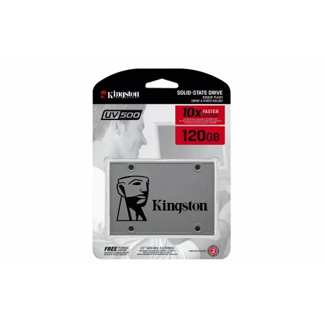 SSD KINGSTON, UV5, 120 GB, 2.5 inch, S-ATA 3, 3D TLC Nand, R/W: 520/320 MB/s, &quot;SUV500/120G&quot;