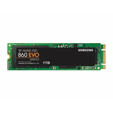 SSD SAMSUNG, 860 EVO, 1 TB, M.2, S-ATA 3, V-Nand 3bit MLC, R/W: 550/520 MB/s, &quot;MZ-N6E1T0BW&quot;
