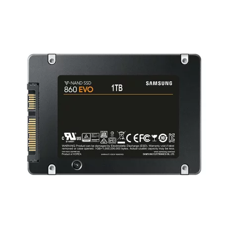 SSD SAMSUNG, 860 EVO, 1 TB, 2.5 inch, S-ATA 3, V-Nand 3bit MLC, R/W: 550/520 MB/s, &quot;MZ-76E1T0B/EU&quot;