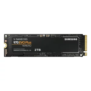 SSD SAMSUNG, 970 EVO Plus, 2 TB, M.2, PCIe Gen3.0 x4, V-Nand 3bit MLC, R/W: 3500/3300 MB/s, &quot;MZ-V7S2T0BW&quot;