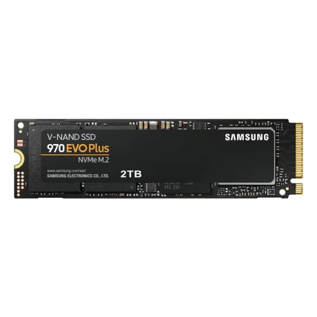 SSD SAMSUNG, 970 EVO Plus, 2 TB, M.2, PCIe Gen3.0 x4, V-Nand 3bit MLC, R/W: 3500/3300 MB/s, &quot;MZ-V7S2T0BW&quot;