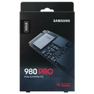 SSD SAMSUNG, Gen4 x 4, 980 PRO, 500 GB, M.2, PCIe Gen4.0 x4, V-Nand 2bit MLC, R/W: 6900/5000 MB/s, &quot;MZ-V8P500BW&quot;