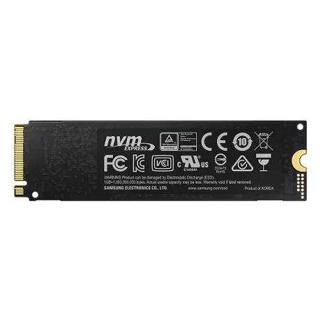 SSD SAMSUNG, Gen3 x 4, 970 EVO, 1 TB, M.2, PCIe Gen3.0 x4, V-Nand 3bit MLC, R/W: 3500/2500 MB/s, &quot;MZ-V7E1T0BW&quot;