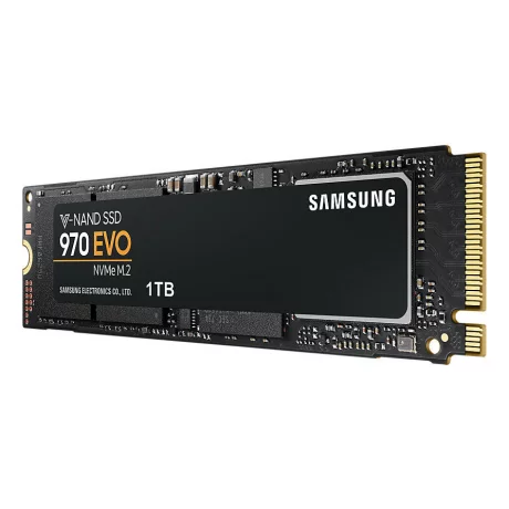 SSD SAMSUNG, Gen3 x 4, 970 EVO, 1 TB, M.2, PCIe Gen3.0 x4, V-Nand 3bit MLC, R/W: 3500/2500 MB/s, &quot;MZ-V7E1T0BW&quot;