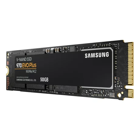 SSD SAMSUNG, Gen3 x 4, 970 EVO plus, 500 GB, M.2, PCIe Gen3.0 x4, V-Nand 3bit MLC, R/W: 3500/3200 MB/s, &quot;MZ-V7S500BW&quot;