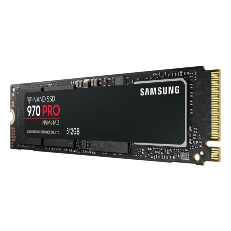 SSD SAMSUNG, Gen3 x 4, 970 PRO, 512 GB, M.2, PCIe Gen3.0 x4, V-Nand 2bit MLC, R/W: 3500/2700 MB/s, &quot;MZ-V7P512BW&quot;