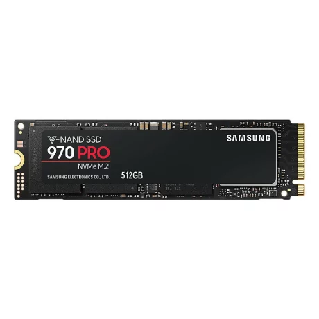 SSD SAMSUNG, Gen3 x 4, 970 PRO, 512 GB, M.2, PCIe Gen3.0 x4, V-Nand 2bit MLC, R/W: 3500/2700 MB/s, &quot;MZ-V7P512BW&quot;