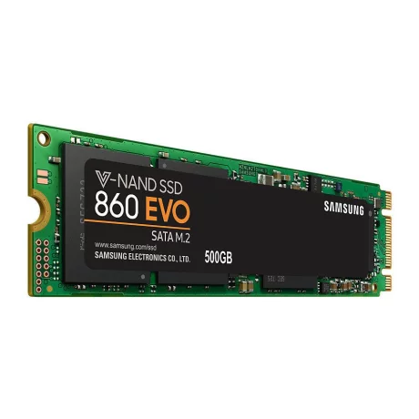 SSD SAMSUNG, 860 EVO, 500 GB, M.2, S-ATA 3, V-Nand 3bit MLC, R/W: 550/520 MB/s, &quot;MZ-N6E500BW&quot;