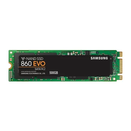 SSD SAMSUNG, 860 EVO, 500 GB, M.2, S-ATA 3, V-Nand 3bit MLC, R/W: 550/520 MB/s, &quot;MZ-N6E500BW&quot;