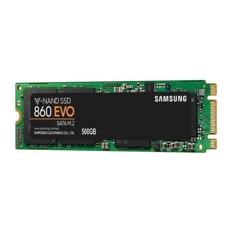 SSD SAMSUNG, 860 EVO, 500 GB, M.2, S-ATA 3, V-Nand 3bit MLC, R/W: 550/520 MB/s, &quot;MZ-N6E500BW&quot;