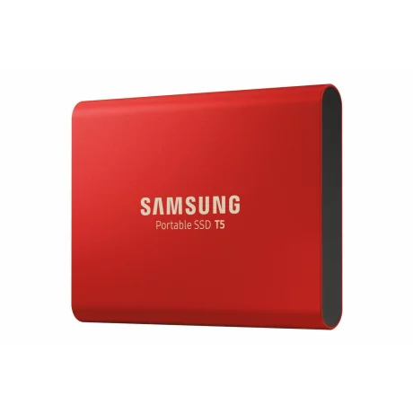 SSD extern SAMSUNG T5 Red, 1 TB, 2.5 inch, USB 3.1, 3D Nand, R/W: 540/515 MB/s, &quot;MU-PA1T0R/EU&quot; (include TV 0.15 lei)