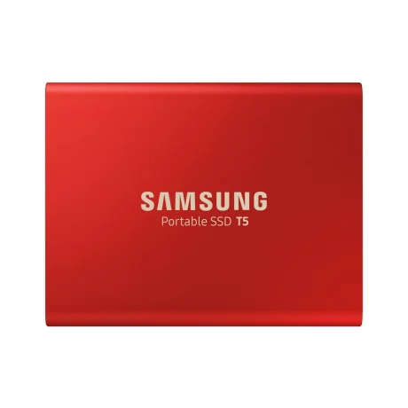 SSD extern SAMSUNG T5 Red, 1 TB, 2.5 inch, USB 3.1, 3D Nand, R/W: 540/515 MB/s, &quot;MU-PA1T0R/EU&quot; (include TV 0.15 lei)