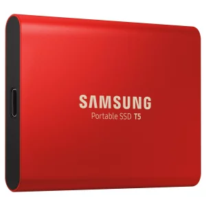 SSD extern SAMSUNG T5 Red, 500 GB, 2.5 inch, USB 3.1, 3D Nand, R/W: 540/515 MB/s, &quot;MU-PA500R/EU&quot; (include TV 0.15 lei)