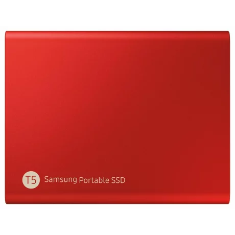 SSD extern SAMSUNG T5 Red, 500 GB, 2.5 inch, USB 3.1, 3D Nand, R/W: 540/515 MB/s, &quot;MU-PA500R/EU&quot; (include TV 0.15 lei)