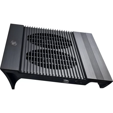 STAND DEEPCOOL notebook 17&quot;, sita aluminiu, 2 x fan 14cm, 4 x port USB, black, &quot;N8BLACK&#039;&#039;