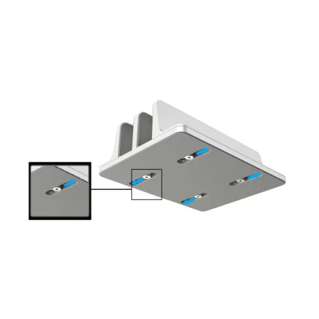 Stand Spacer Vertical Notebook 14/17&quot; Argintiu, Aluminiu Sablat Sps-Vertical