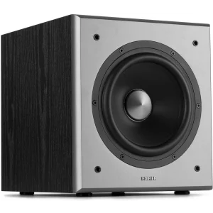 SUBWOOFER EDIFIER, RMS: 70W activ, 8&quot; bass, RCA Line-in/Line-out, automatic stand-by, frecv. 38Hz-200Hz, MDF 21mm, black, &quot; T5-BK&quot; (include TV 3 lei)