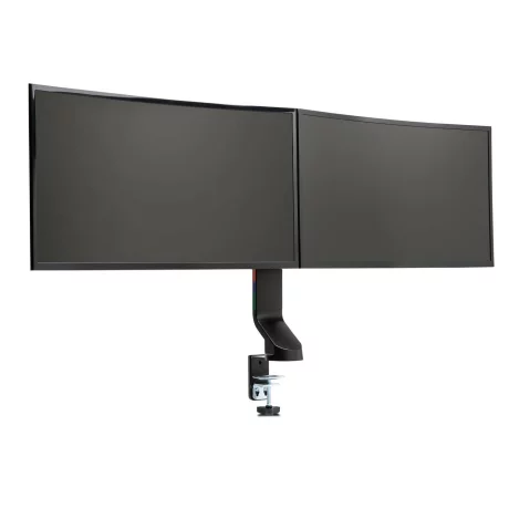 SUPORT de birou KENSINGTON, pt 2 TV/monitor plat, diag. max 27 inch, rotatie, inclinare, pivotare, orizontala, max 8 Kg, &quot;K55513WW&quot;