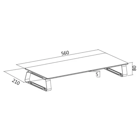 MASUTA TV LOGILINK, pt 1 TV/monitor plat, curbat, diag. max 56 inch, fix, max 20 Kg, &quot;BP0027&quot;