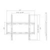 SUPORT de perete LOGILINK, pt 1 TV/monitor plat, diag. max 55 inch, fix, max 40 Kg, &quot;BP0011&quot;