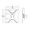 SUPORT de perete LOGILINK, pt 1 TV/monitor plat, diag. max 42 inch, inclinare, max 25 Kg, &quot;BP0005&quot;