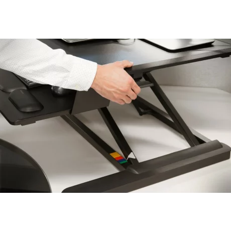 SUPORT ERGONOMIC KENSINGTON SmartFit, birou de lucru cu pozitie sezut/in picioare, negru, &quot;K52804WW&quot;